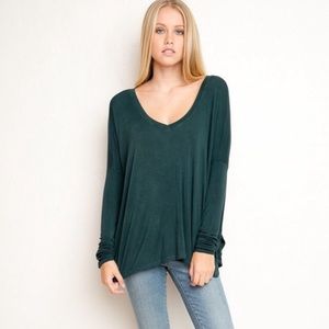 Brandy Melville hunter green Bobby sweater